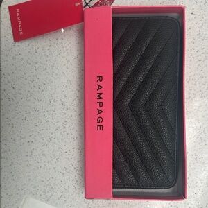 Rampage Black Textured Wallet